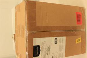 lot 62 image: Amazon Basics All Season Cotton Weighted Blanked Dark Grey
