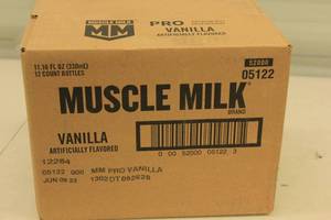 lot 86 image: 12ct Muscle Milk Pro Advanced Nutrition Vanilla Flavor - Past Date