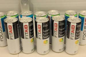 lot 178 image: 7ct Focus Aid Brain Boost Dietary Supplement Energy Drink Melon Flavor  5ct Fit Aid Dietary Supplement Drink Citrus Medley Flavor