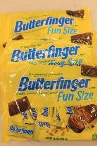 lot 234 image: 3ct Butterfinger Candy Bar Fun Size Multipack