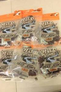 lot 225 image: 6ct Wild River Old Fashioned Slow Dried Beef Jerky Mild Flavor
