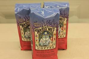 lot 118 image: 3 X 12oz bags of Ravens Brew Gourmet Coffee Whole Bean Wicked Wolf Dark Roast Best Buy 2082023