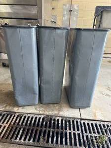 (3) Garbage Cans