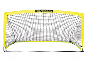 lot 138 image: LOT OF 3 Franklin Sports Practice Nets - Blackhawk Pop-UP 6.5 ft. Soccer Goal, Blackhawk Pop-Up Dome Soccer Goal Set and Baseball Pitching Target and Rebounder