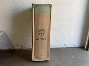 lot 144 image: ZINUS 12 Inch Green Tea Cooling Gel Memory Foam Hybrid Queen Size Mattress