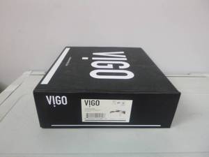 lot 243 image: Vigo Cornelius Wall Mount Brushed Nickel Bathroom Faucet & Valve