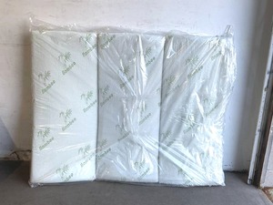 lot 205 image: Inofia Memory Foam Tri-Fold Queen Size Mattress with Ultra Soft Bamboo Cover