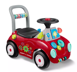 lot 174 image: LOT OF 2 Play Cars - Radio Flyer Car Ride-On and Carrera Radio Controlled Mario Kart Mach 8