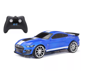 lot 179 image: LOT OF 3 Fast & Furious Jakobs Blue Ford Shelby GT Mustang Remote Controlled Cars