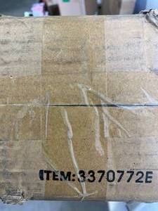 lot 261 image: Radiance Outdoor 72 x 72 inch Cocoa Bamboo Roller Shade