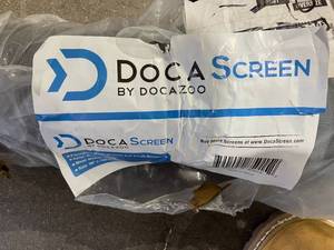 lot 268 image: Docazoo 96 inch x 100 ft. Roll of Doca Screen Grey Fiberglass Mesh Window and Porch Screening