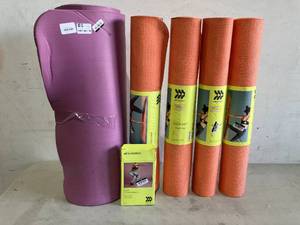 lot 271 image: LOT OF all in motion Yoga and Fitness Equipment