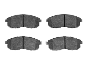 lot 269 image: Lot of Full Set of Dynamic Friction Drilled and Slotted Black Zinc Brake Rotors, Semi-Metallic Brake Pads and Johnsens Brake Fluid