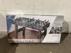 lot 4 image: Eastpoint 48 inch Gray Fairmont Foosball Table