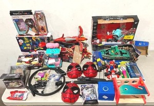 lot 281 image: Large Lot of Toys - Including Spiderman, Mario FAO Schwarz, Dungeons & Dragons and More