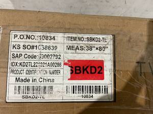 lot 6 image: Greaton Adjustable 15-inch Twin XL Bed Base with Foot Reatiner Bar and Wireless Remote Control