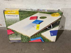 lot 8 image: Beyond Outdoors Wooden Cornhole Bean Bag Toss