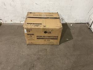 lot 9 image: LG 11200 BTU White Wall Air Conditioner with Heat
