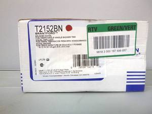 lot 290 image: Moen Brantford 1-Handle Brushed Nickel Shower Faucet Trim