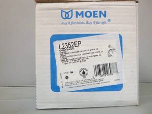 lot 291 image: Moen Chateau Chrome 1-Handle Eco Performance Shower Faucet Trim