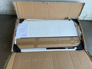 lot 31 image: DEVAISE 2 Drawer Black Wood Lateral File Cabinet with Anti-tilt Mechanism