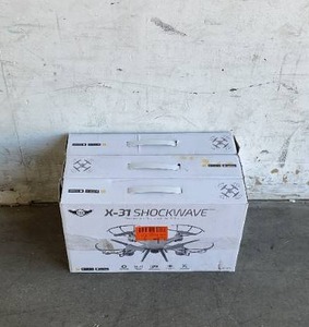 lot 234 image: LOT OF 3 SKY RIDER Pro Quadcopter Drone with Wi-Fi Camera, Remote and Phone Holder