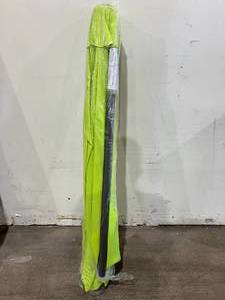 lot 65 image: Corliving 10 ft. Aluminum Market Tilt Patio Umbrella in Lime Green