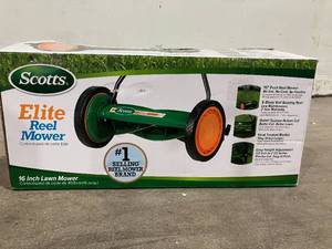 lot 74 image: Scotts 16 in. Manual Walk Behind Push Reel Lawn Mower