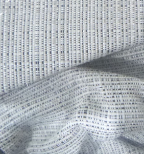 lot 70 image: California Umbrella 9ft. Outdoor Market Umbrella in Granite Weave (Black, Gray & Tan)