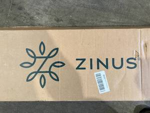 lot 325 image: ZINUS Deepak Easy Assembly Wood Slat 1.6 Inch Full Size Bunkie Board