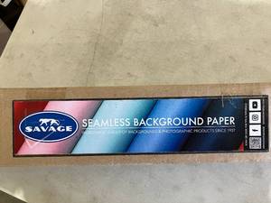 lot 326 image: Savage Seamless Ultramarine Paper Photography Backdrop
