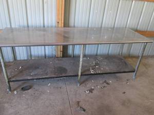 lot 30 image: 8 long Stainless steel NSF commerc...