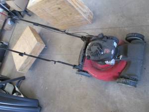 lot 23 image: Yard Machines self propelled lawn m...
