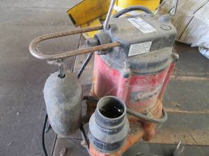 lot 39 image: Coleman sump pump...