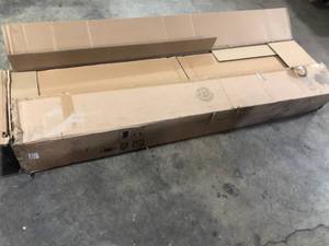 lot 7 image: Husky Ready-to-Assemble 24-Gauge Steel Freestanding Garage Cabinet in Red (30 in. W x 72 in. H x 18 in. D)  Customer Returns See Pictures