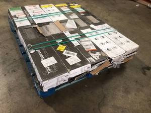 lot 9 image: MSI Keena Chateau 12 MIL x 7.1 in. W x 48 in. L Click Lock Waterproof Luxury Vinyl Plank Flooring (23.8 sqftcase) Customer Returns See Pictures 10 boxes