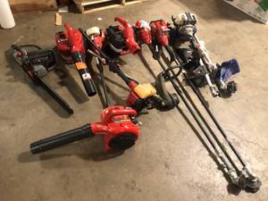 lot 33 image: Lot of Assorted Lawn Care Items Various Models and Conditions Customer Returns See Pictures