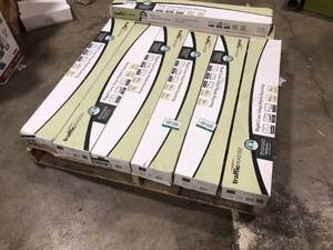 lot 38 image: 8 Boxes of TrafficMaster Luna Lake 6 MIL x 6 in. W x 36 in. L Click Lock Waterproof Luxury Vinyl Plank Flooring (24 sqftcase) Customer Returns See Pictures