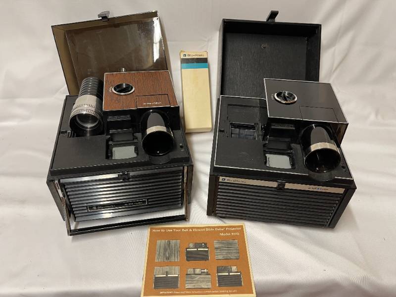 bell & howell slide cube projector parts