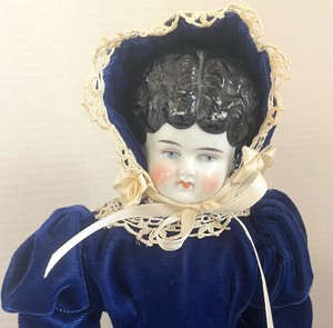lot 49 image: Darling Vintage Partially Porcelain Doll