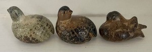 lot 58 image: Trio of Small Bird Figurines