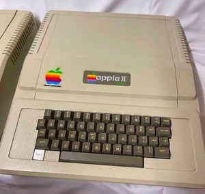 lot 115 image: Two Vintage Apple Two Computers