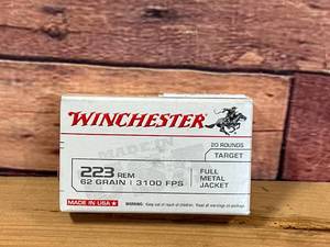 20 Rounds .223 Ammo Ammunition