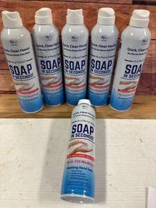 Lot of 6 Soap in Seconds