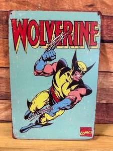 Wolverine Metal Sign 8x12