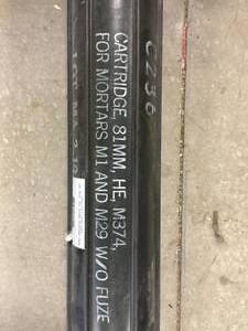 Rocket Mortar Tube 23 Inch Tall