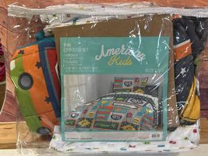 Kids Busy Car Bedding Set