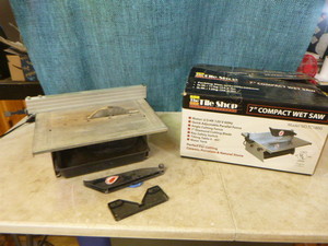 lot 57 image: Tile Shop 7 Compact Wet Saw