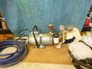 lot 66 image: Gast Free Air Pump Compressor