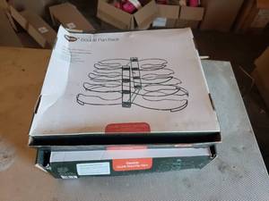lot 36 image: Lot of 2 Double Pan Racks